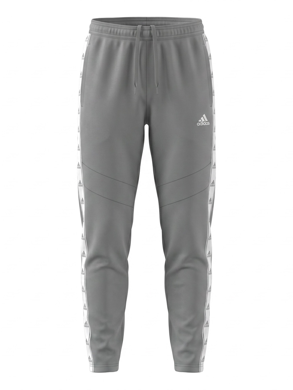 ❄️ adidas • Gray Track Pants with White Accents • women’s small